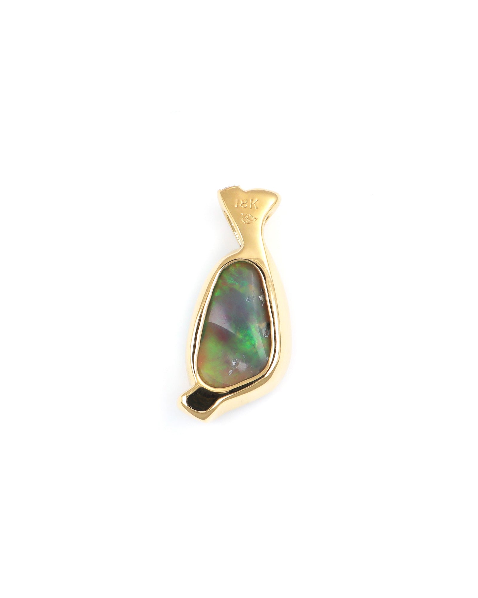 Opal and Diamond Pendant