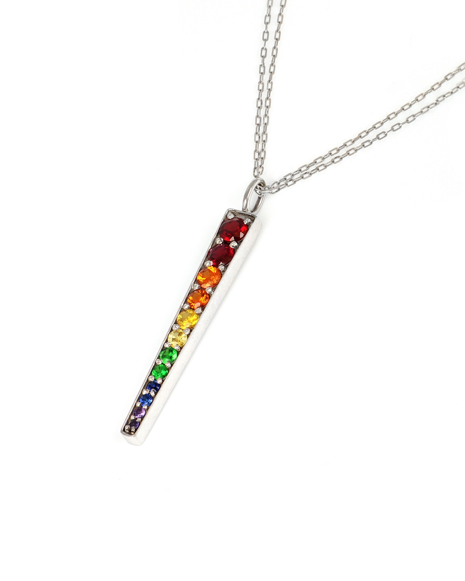 Rainbow Icicle Pendant