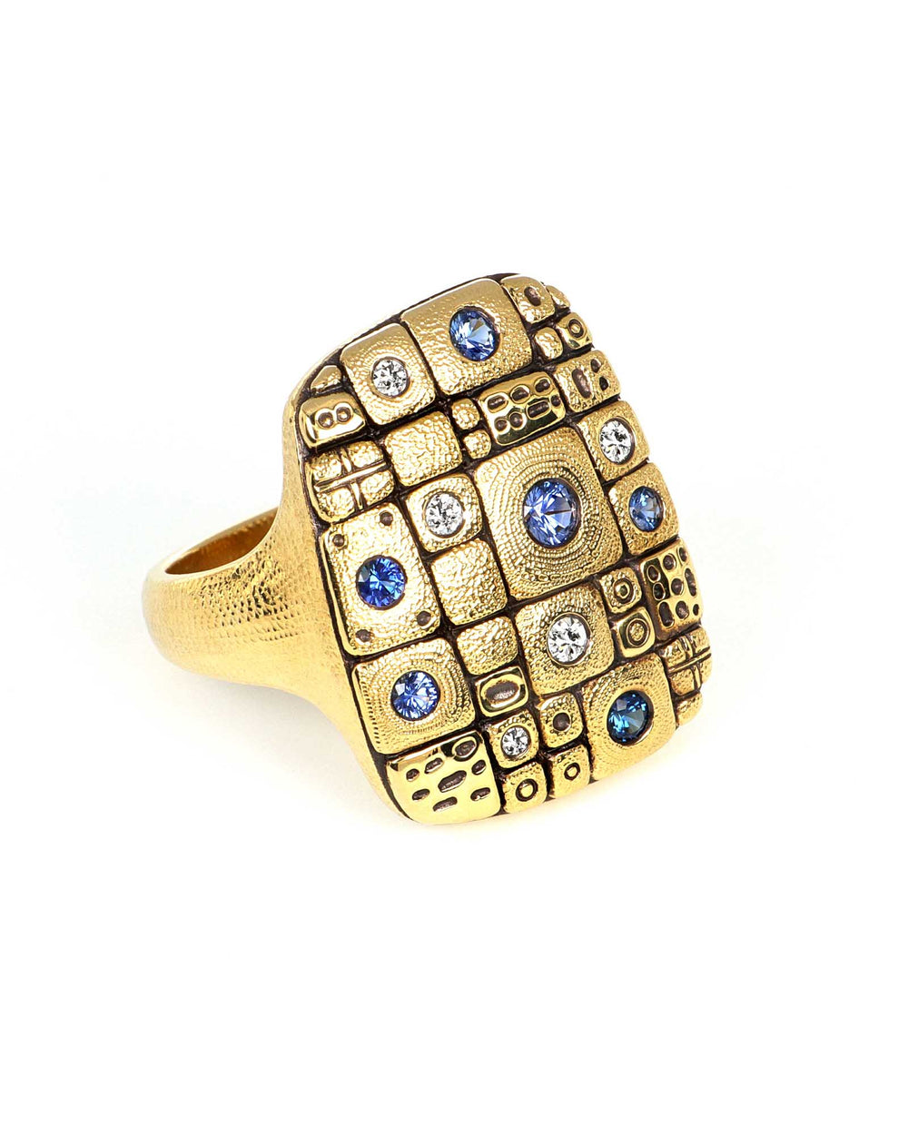 Blue Mix Old Pathway Ring – Green Lake Gallery
