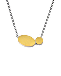 Oval And Dot Necklace