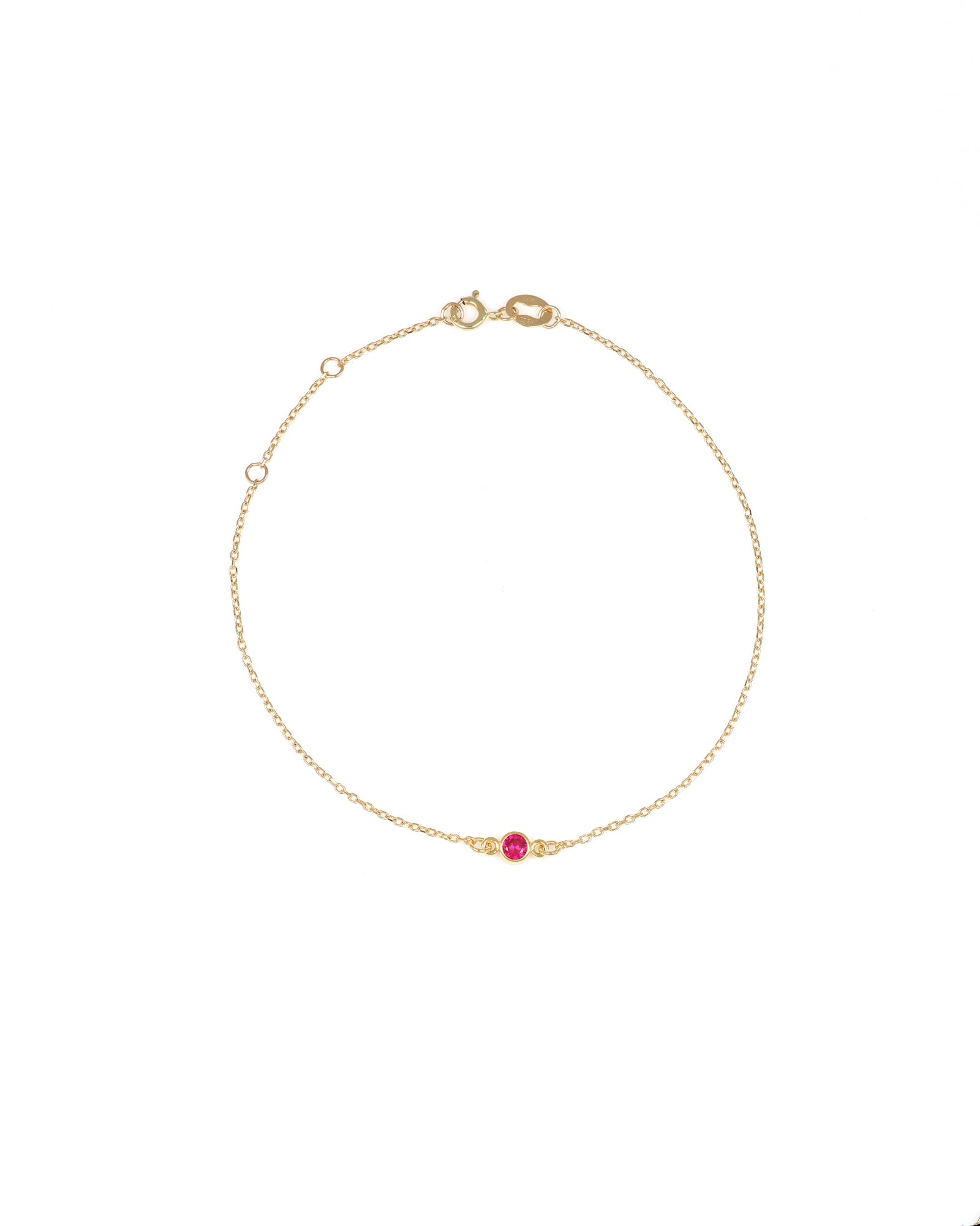 Ruby and Gold Bracelet