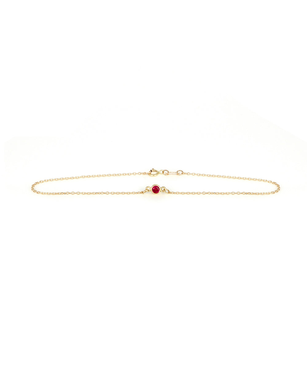 Ruby and Gold Bracelet