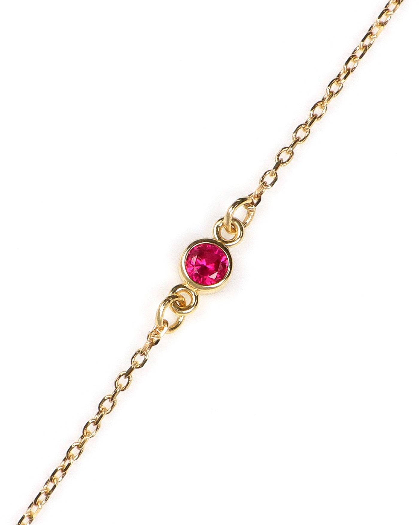 Ruby and Gold Bracelet