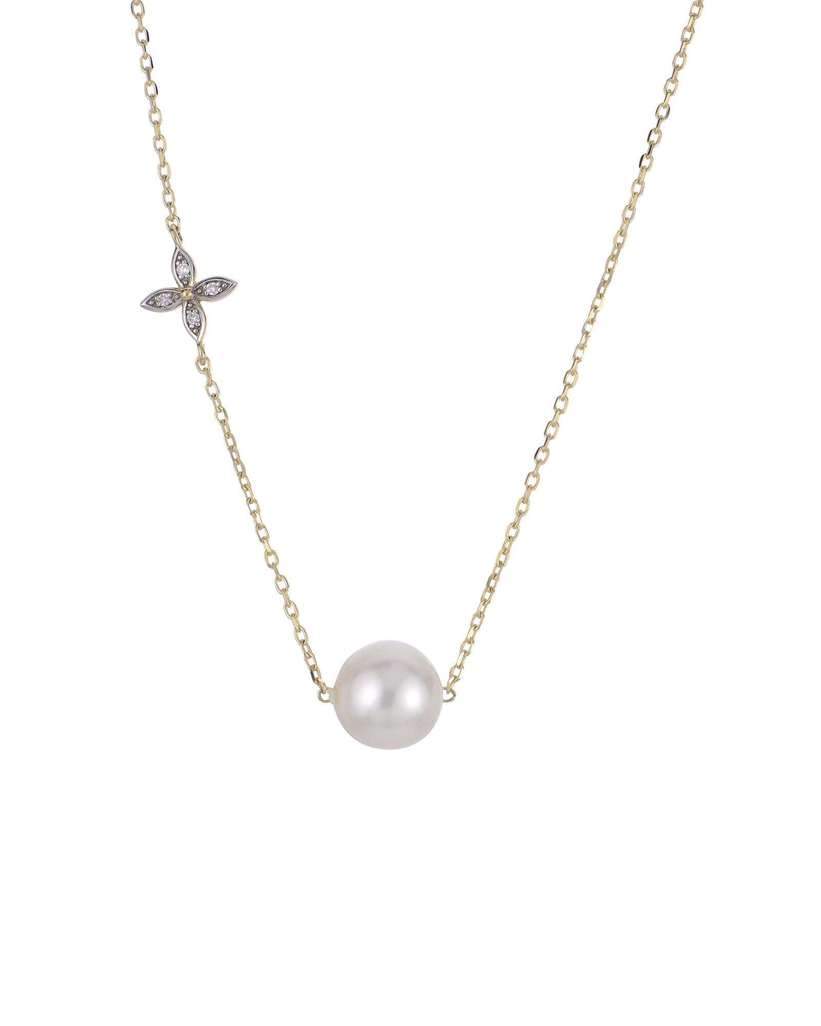 Pearl and Petals Necklace