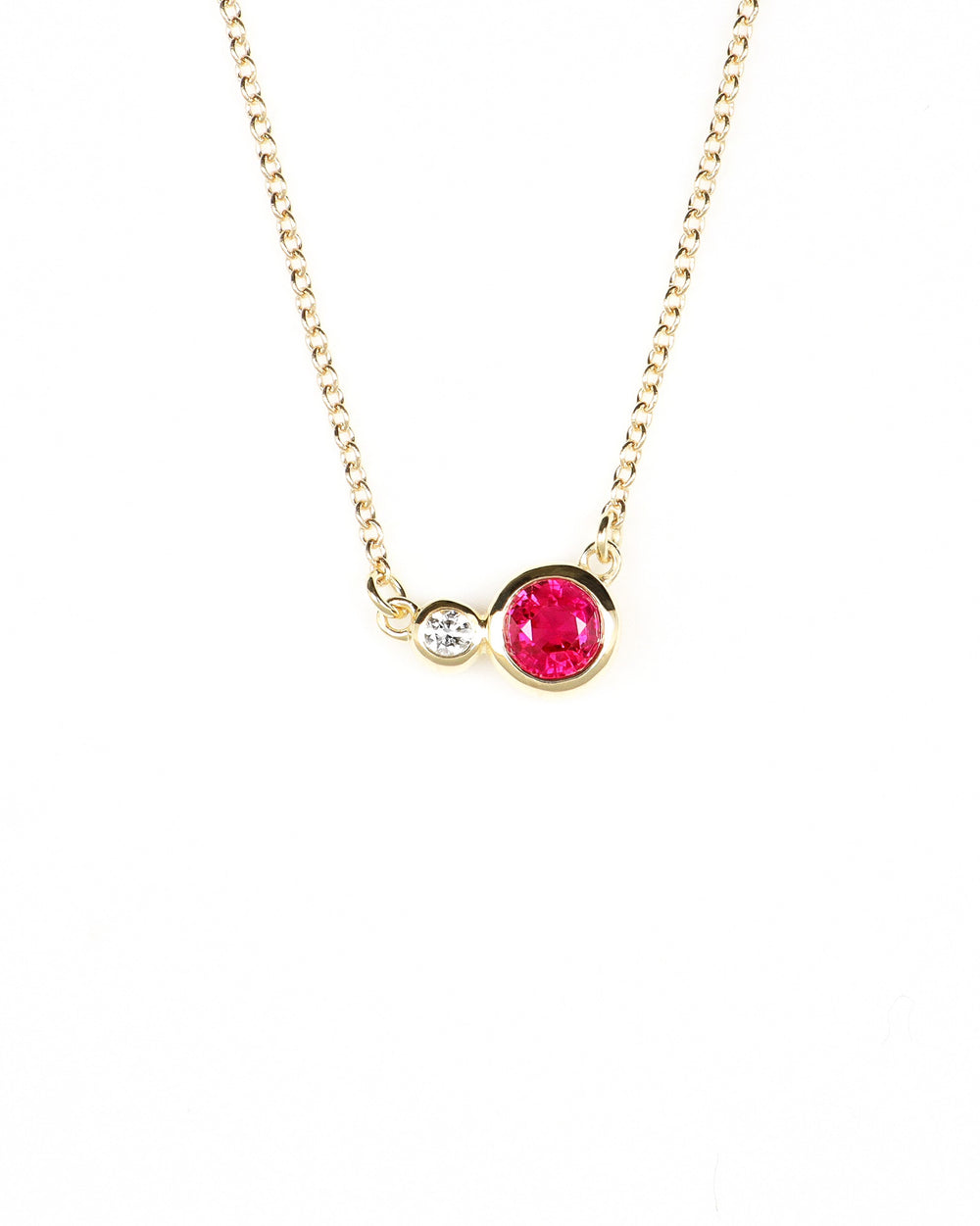 Ruby and Diamond Necklace