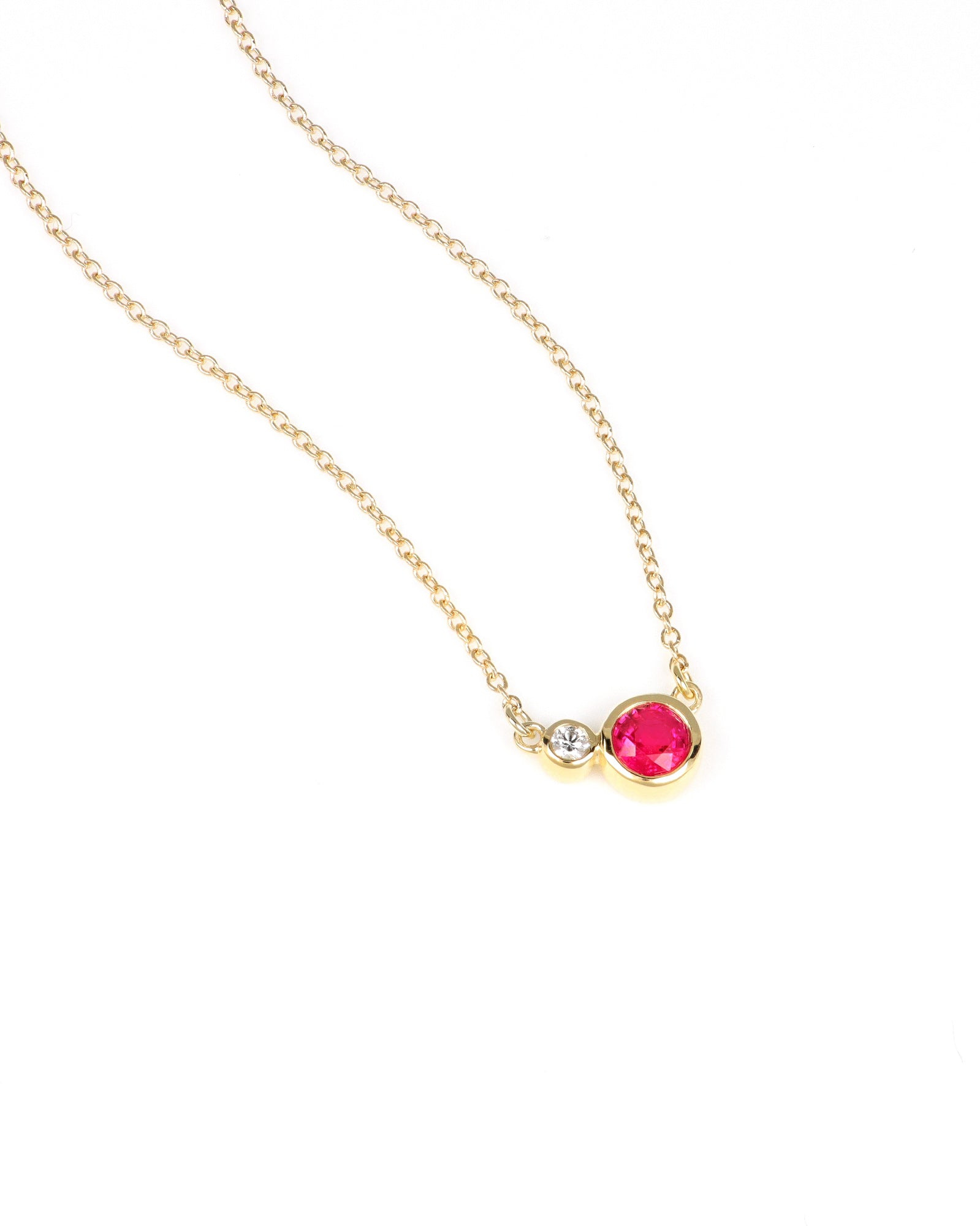 Ruby and Diamond Necklace