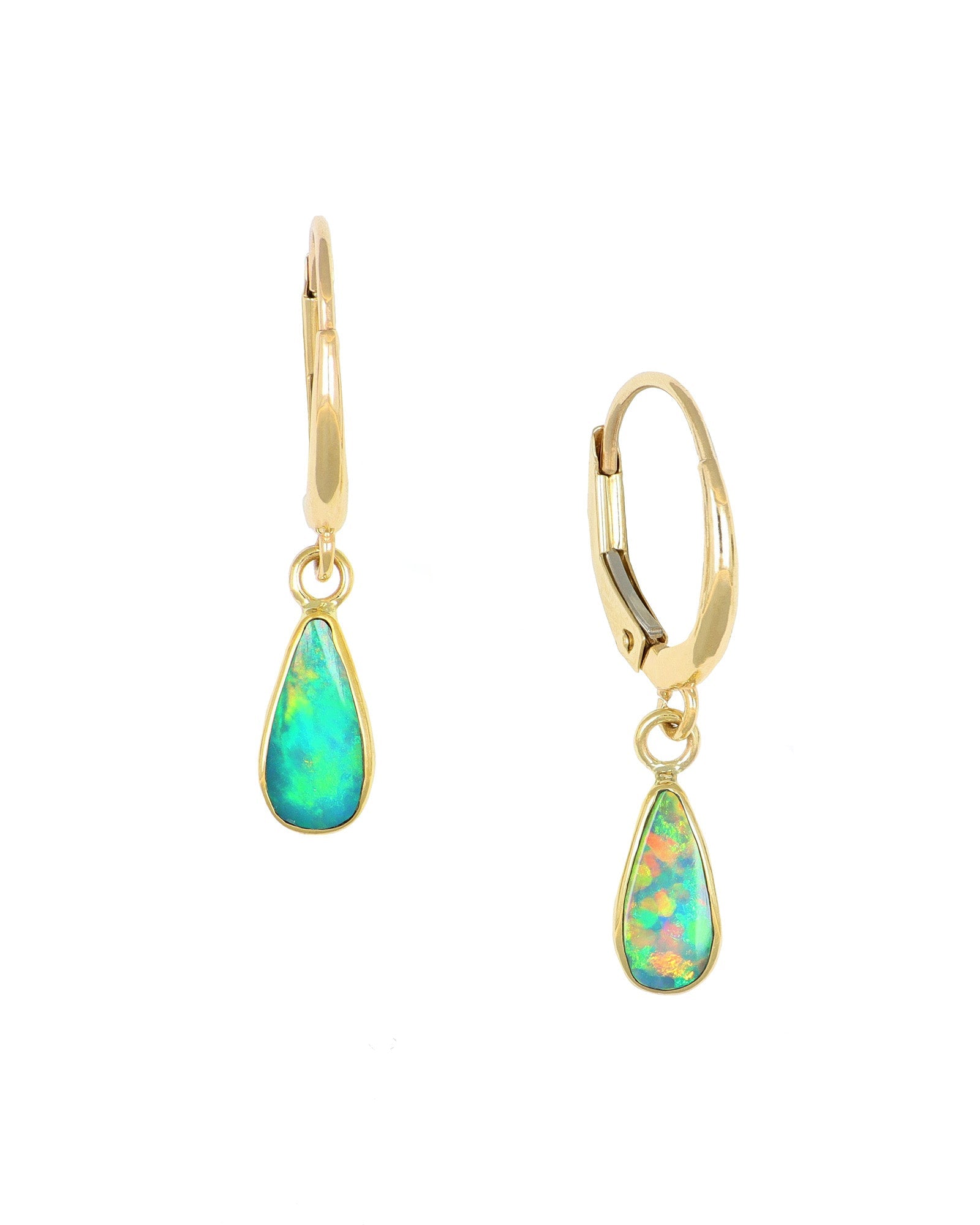 Opal Teardrop Earrings