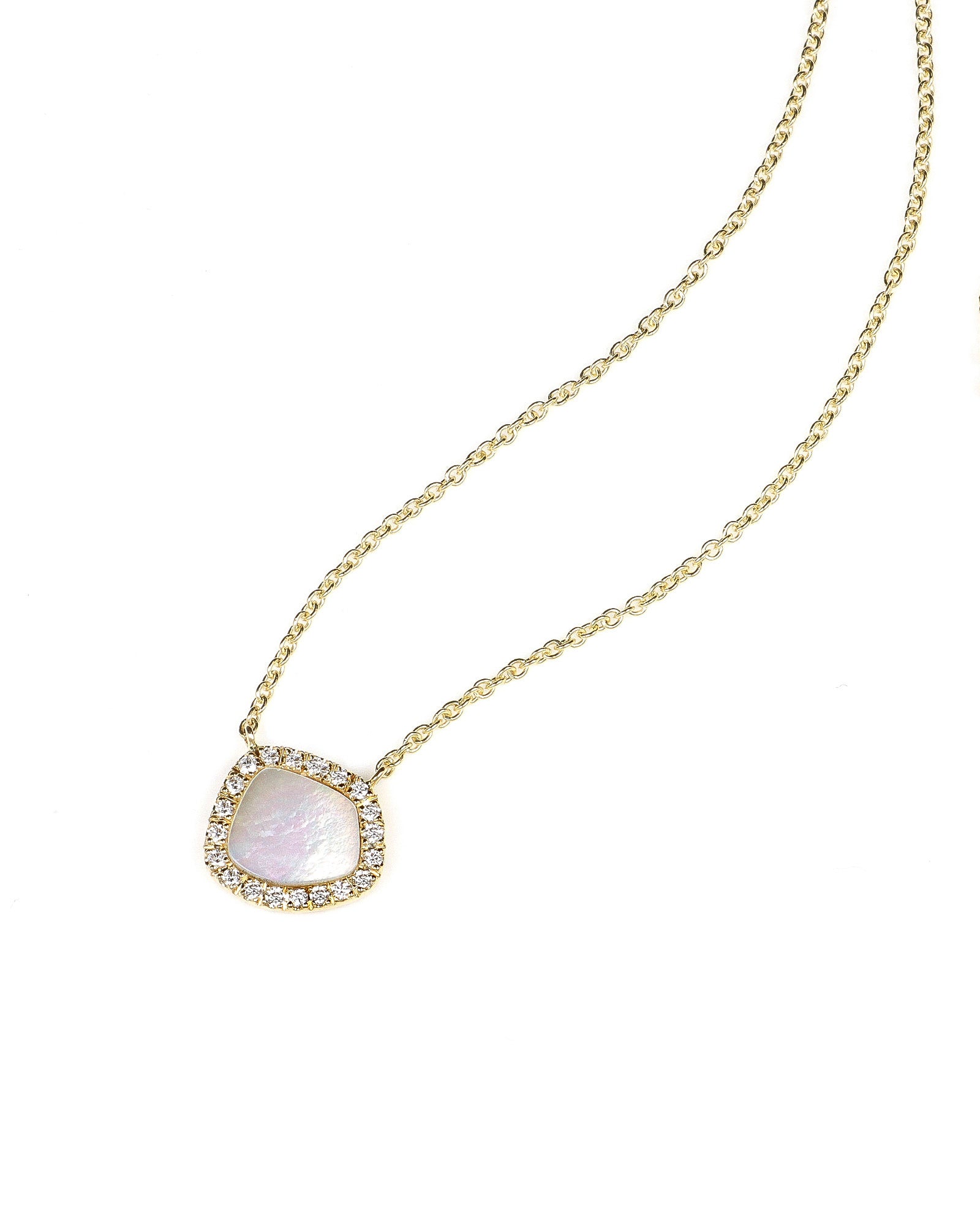 Mother of Pearl & Diamonds Pendant