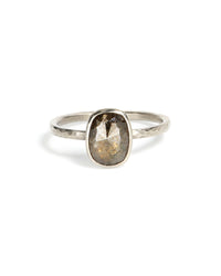 Cushion Brown Diamond Ring