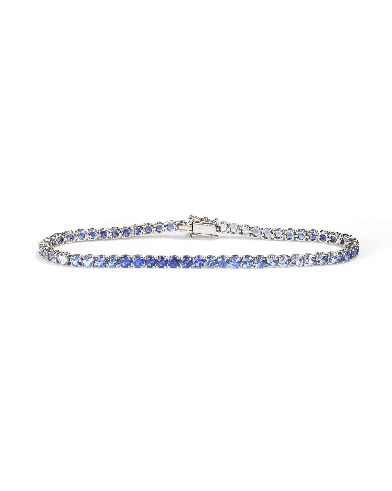 Ombre Blue Sapphire Tennis Bracelet