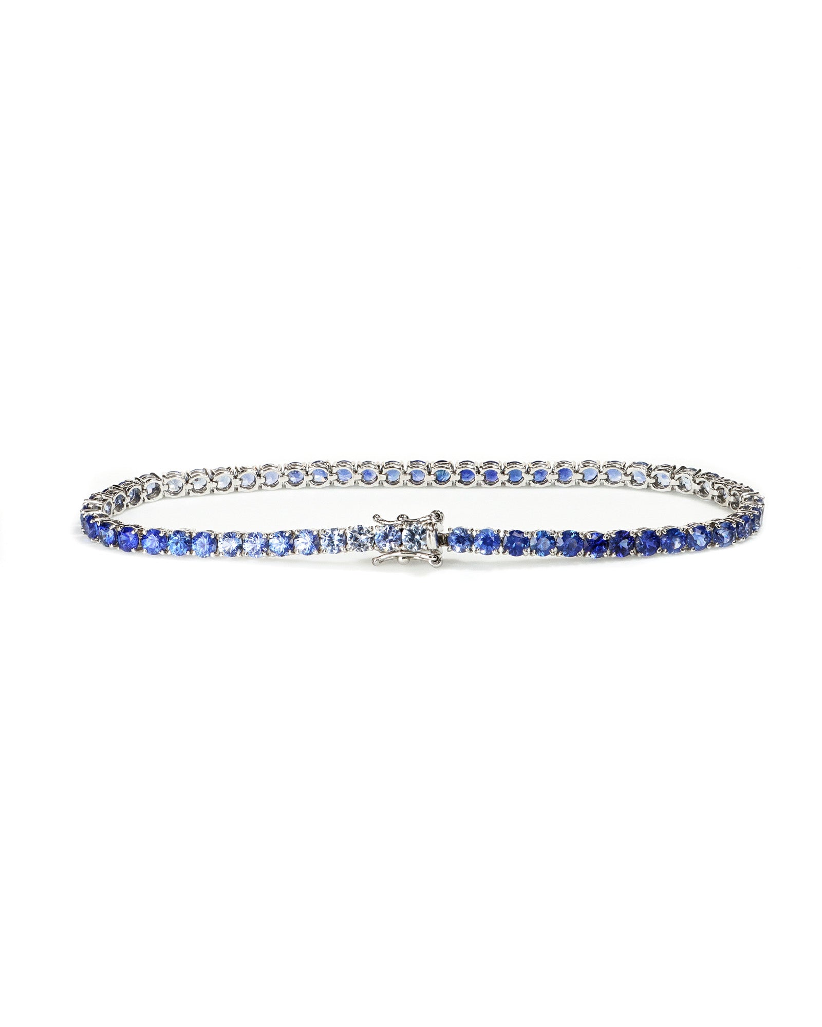 Ombre Blue Sapphire Tennis Bracelet