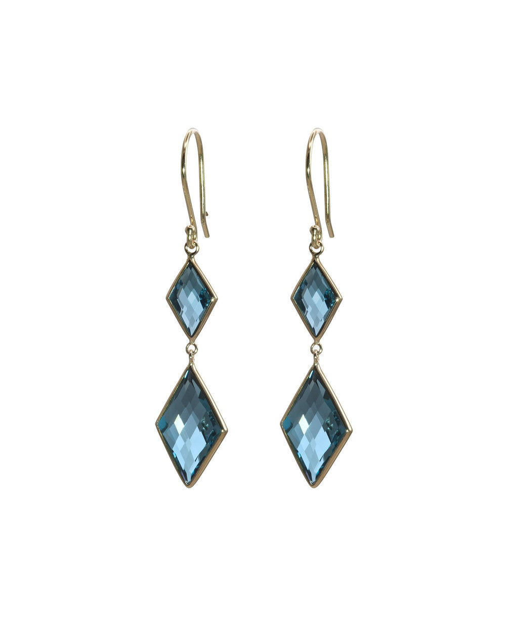 Rhombus Drop Earrings