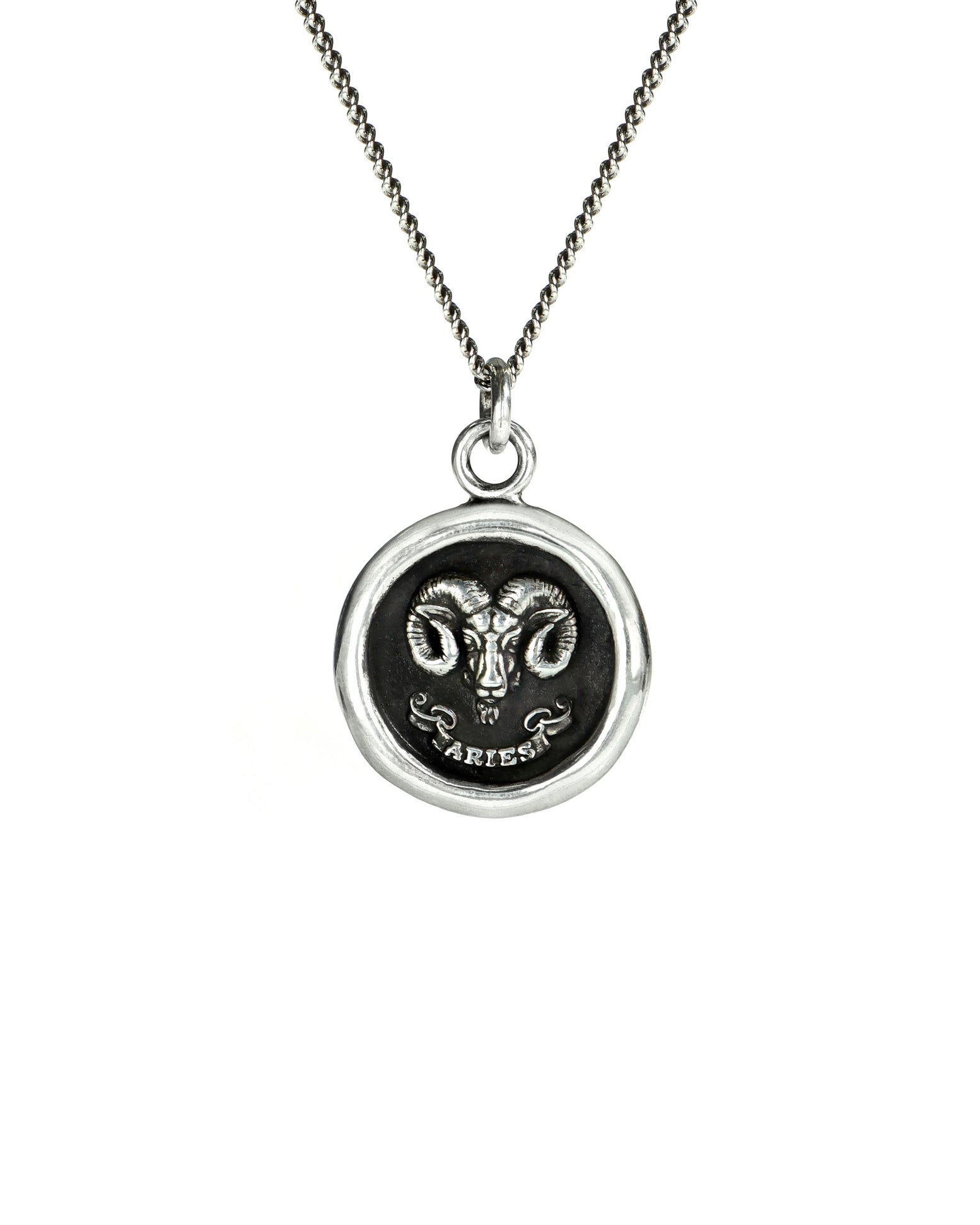 Aries Silver Talisman