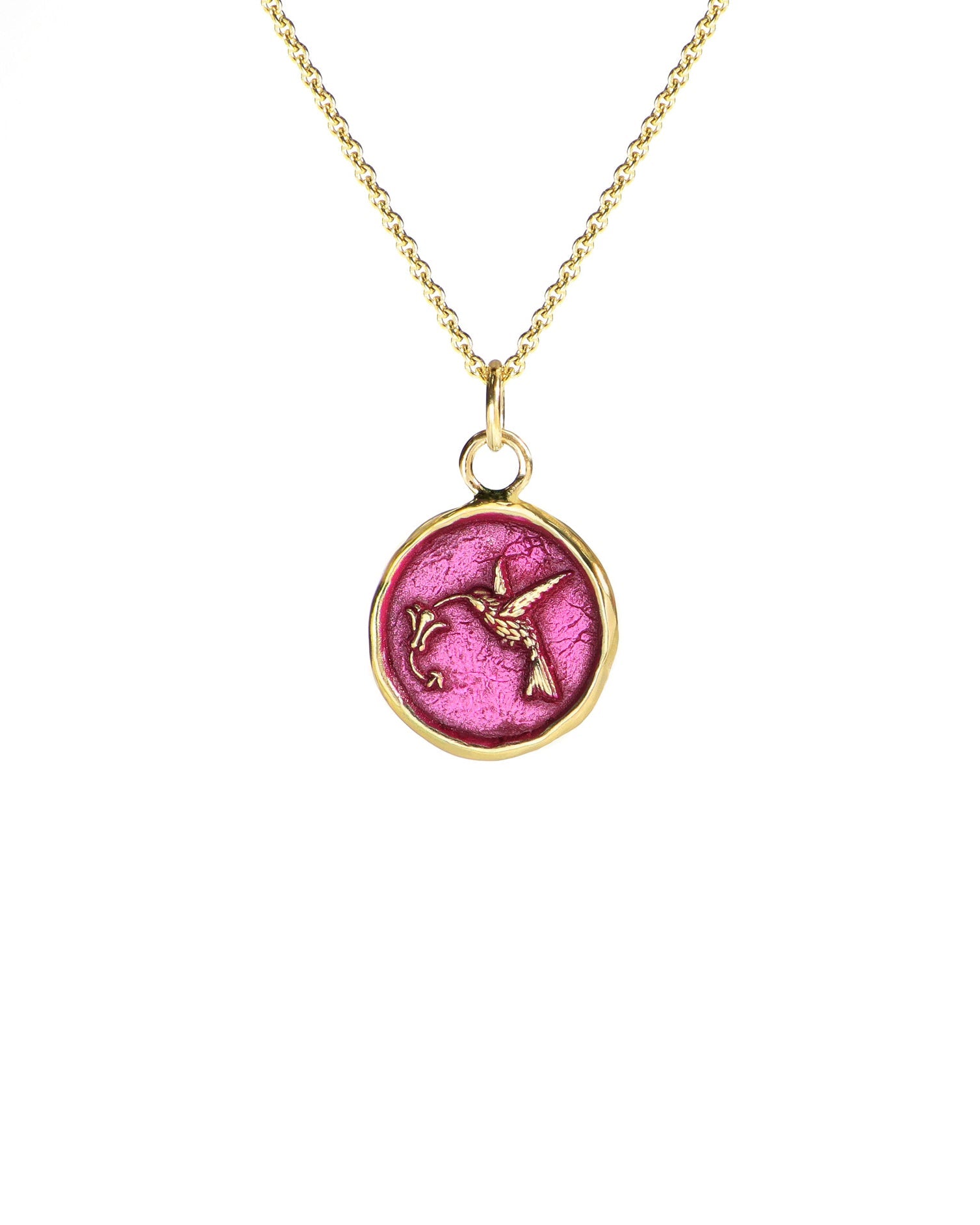 Pink Hummingbird Talisman