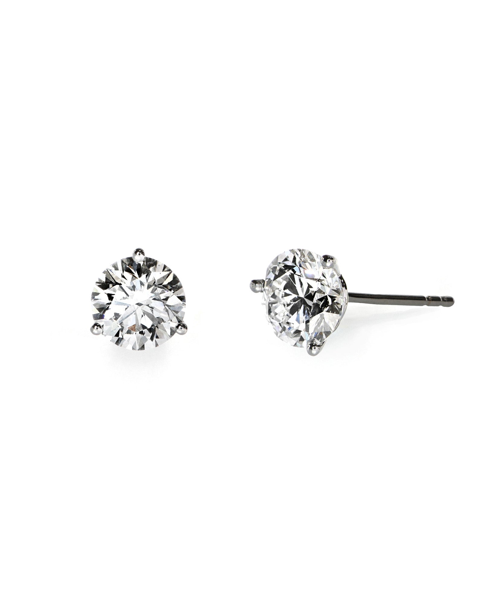 2.48ctw Certified Lab Diamond Studs