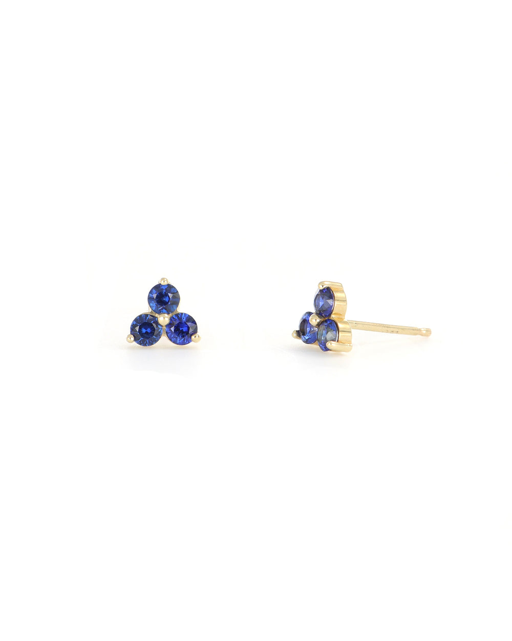 Sapphire Cluster Studs