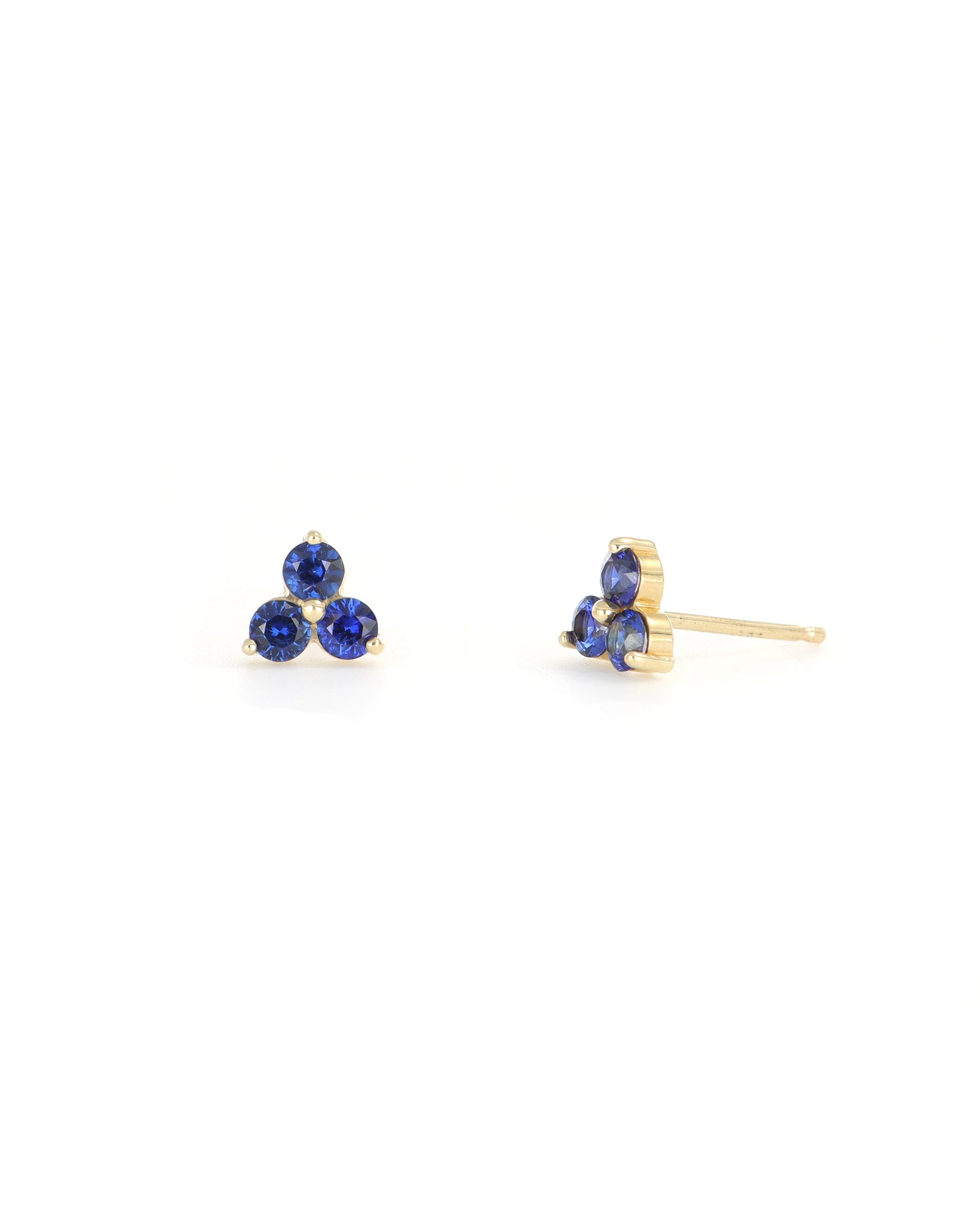 Sapphire Cluster Studs