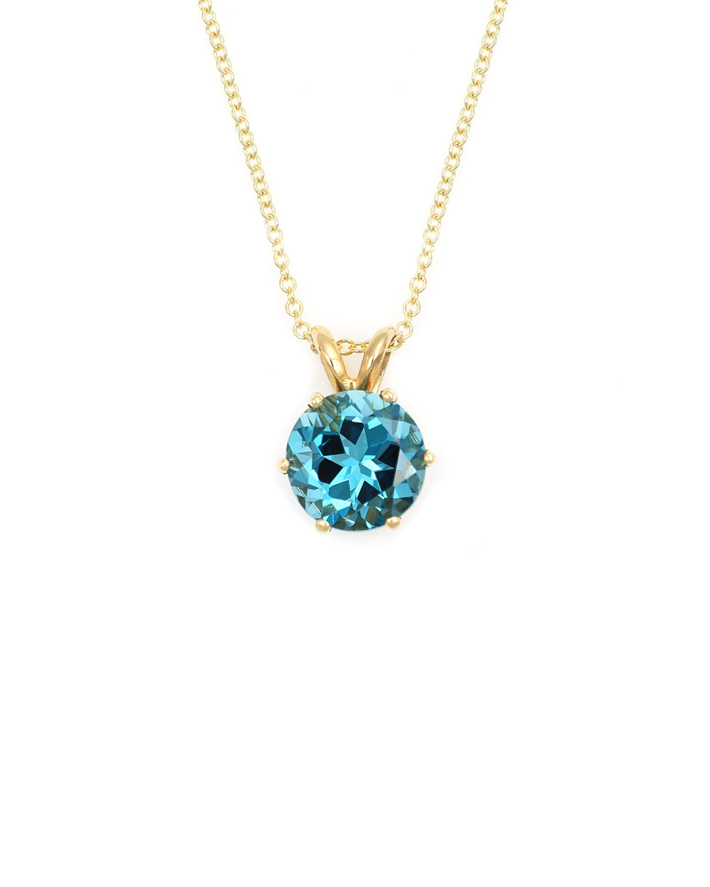 Blue Topaz Pendant
