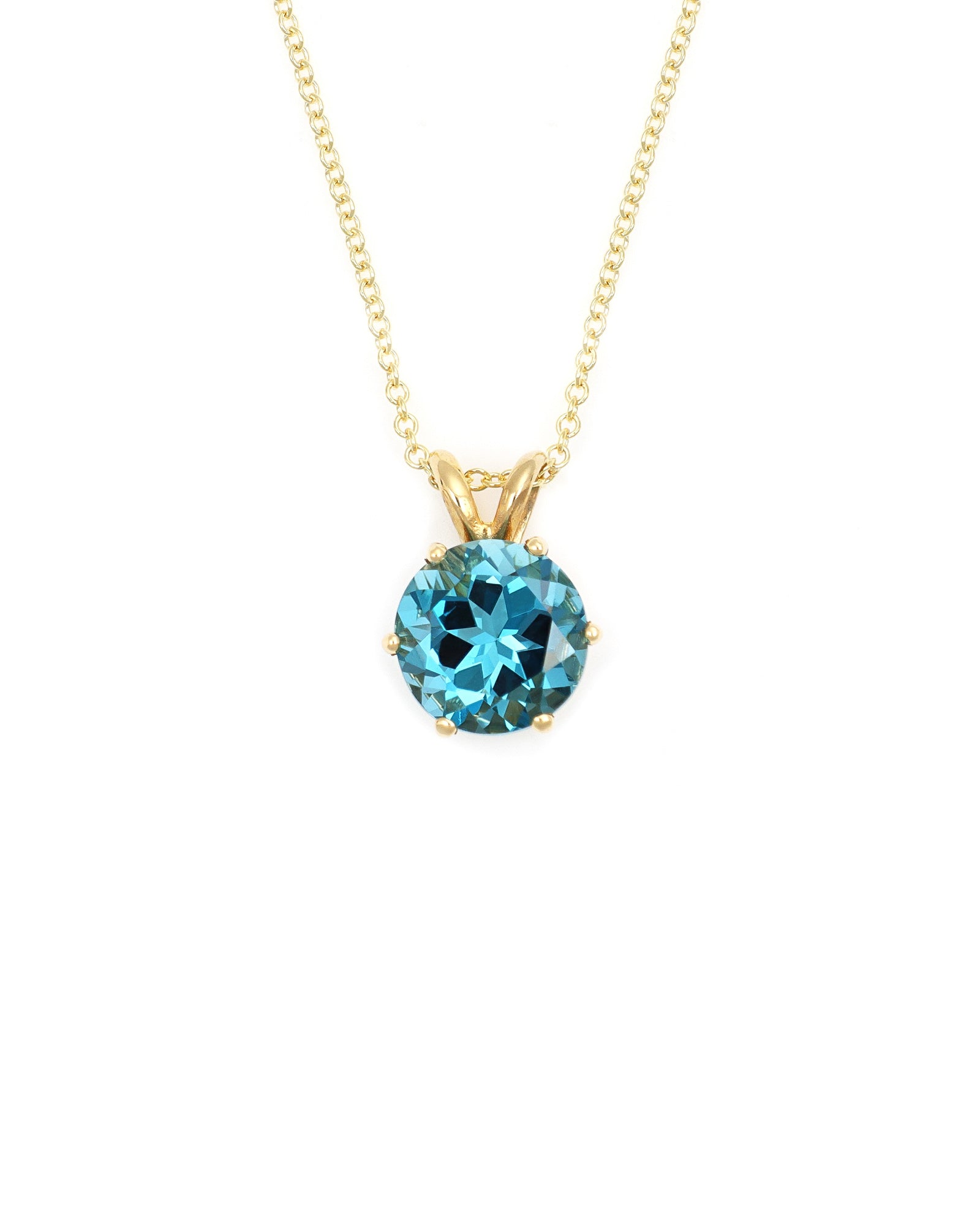 Blue Topaz Pendant