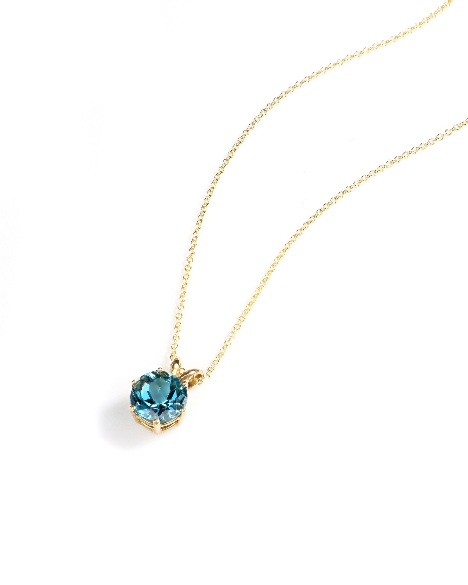 Blue Topaz Pendant