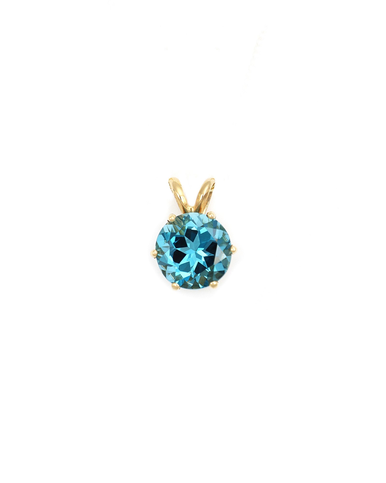 Blue Topaz Pendant