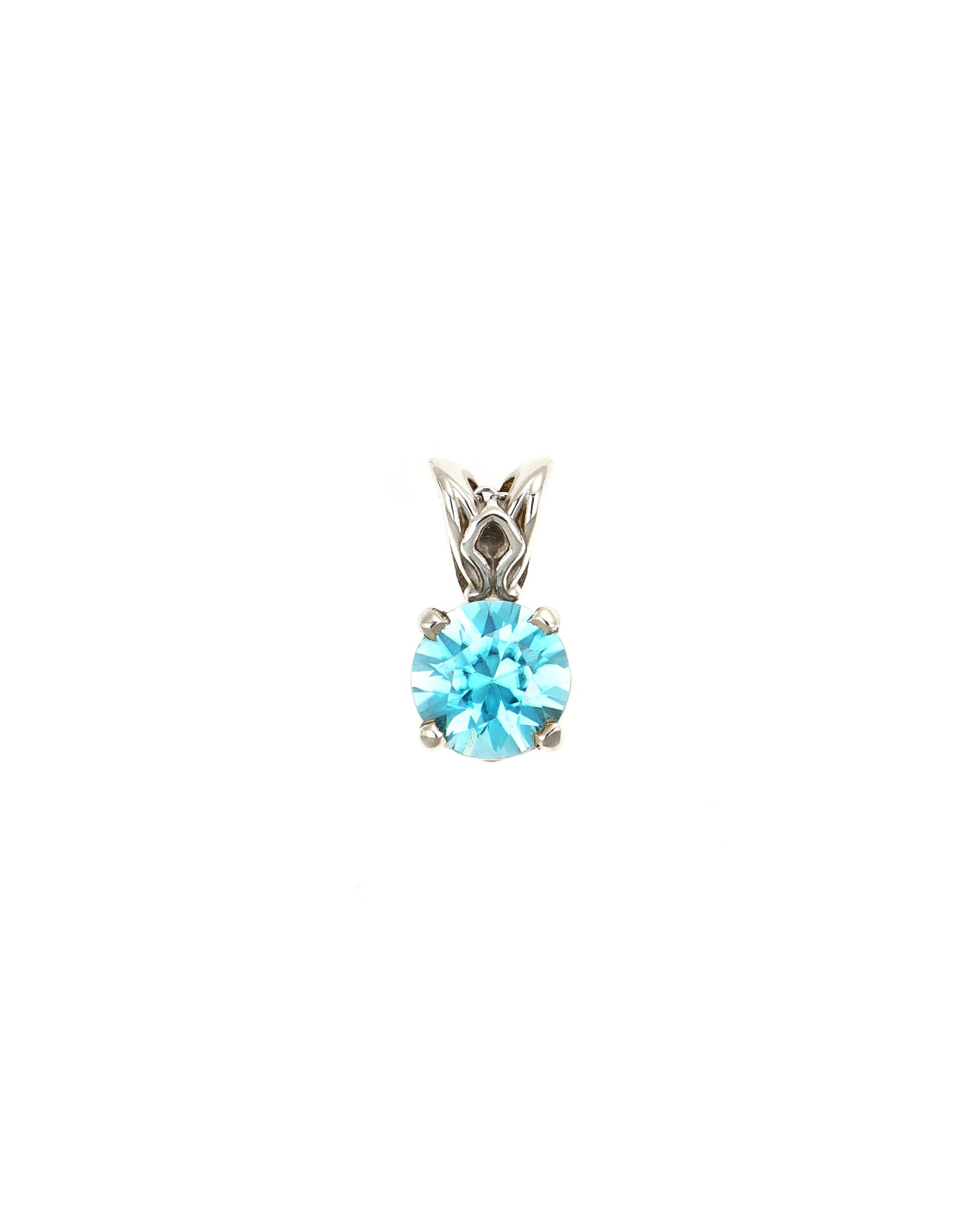 Blue Zircon Pendant