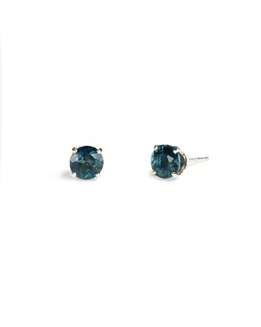 London Blue Topaz Stud Earrings