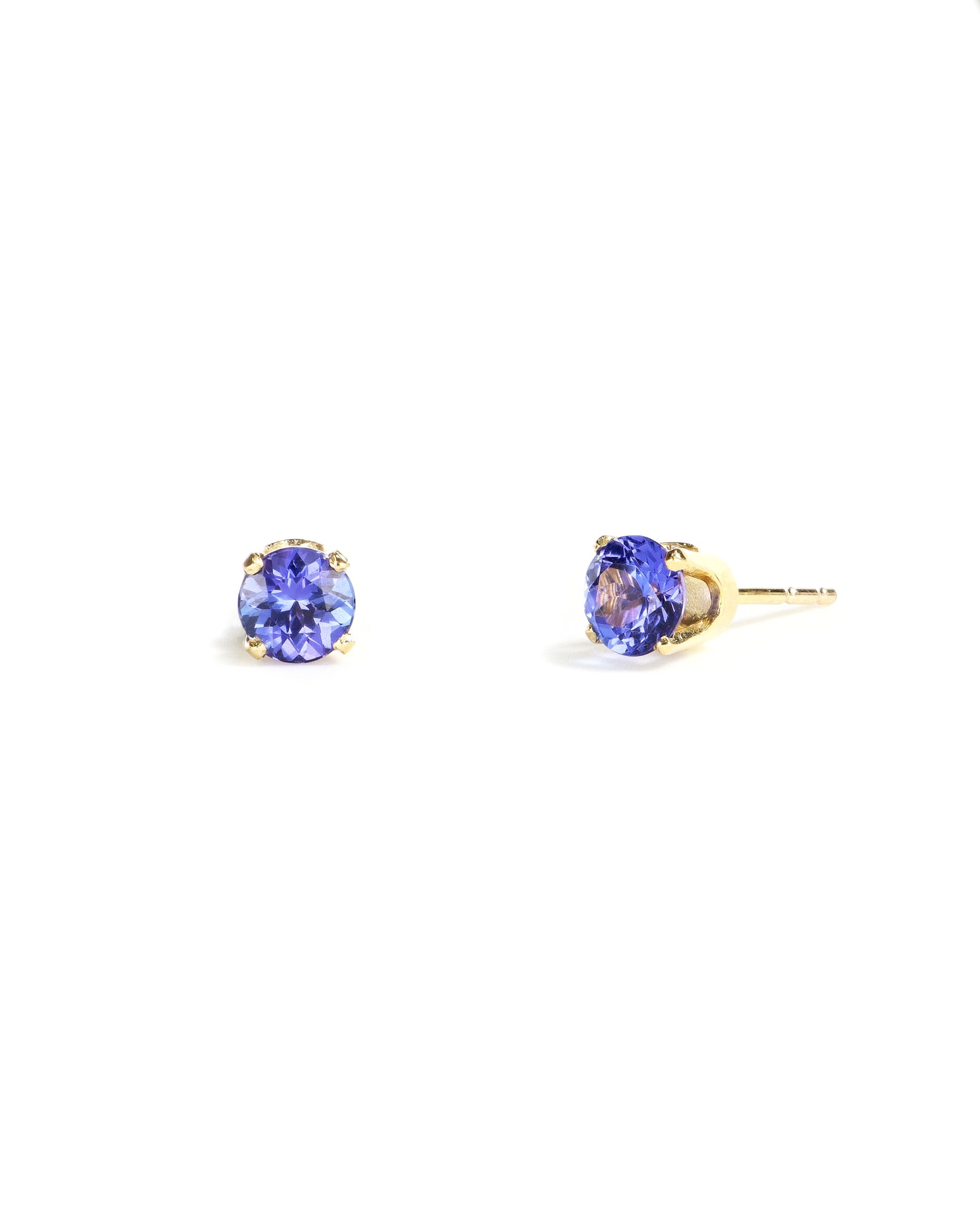 5mm Tanzanite Stud Earrings