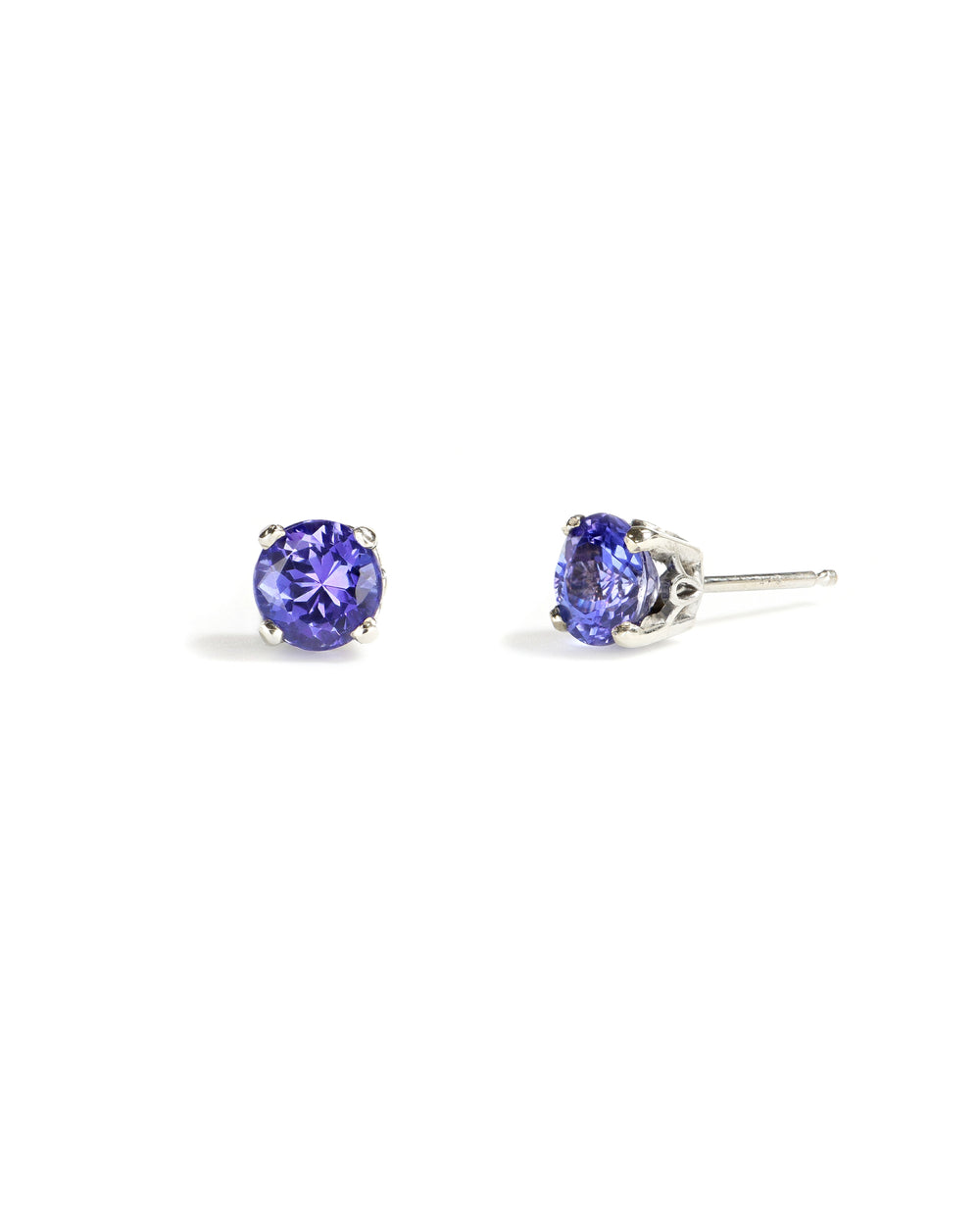 Tanzanite Stud Earrings