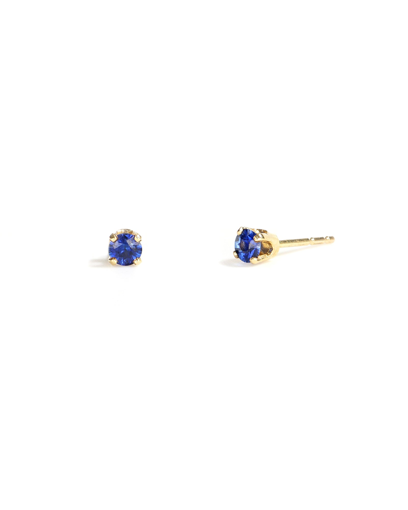 3mm Ceylon Sapphire Studs