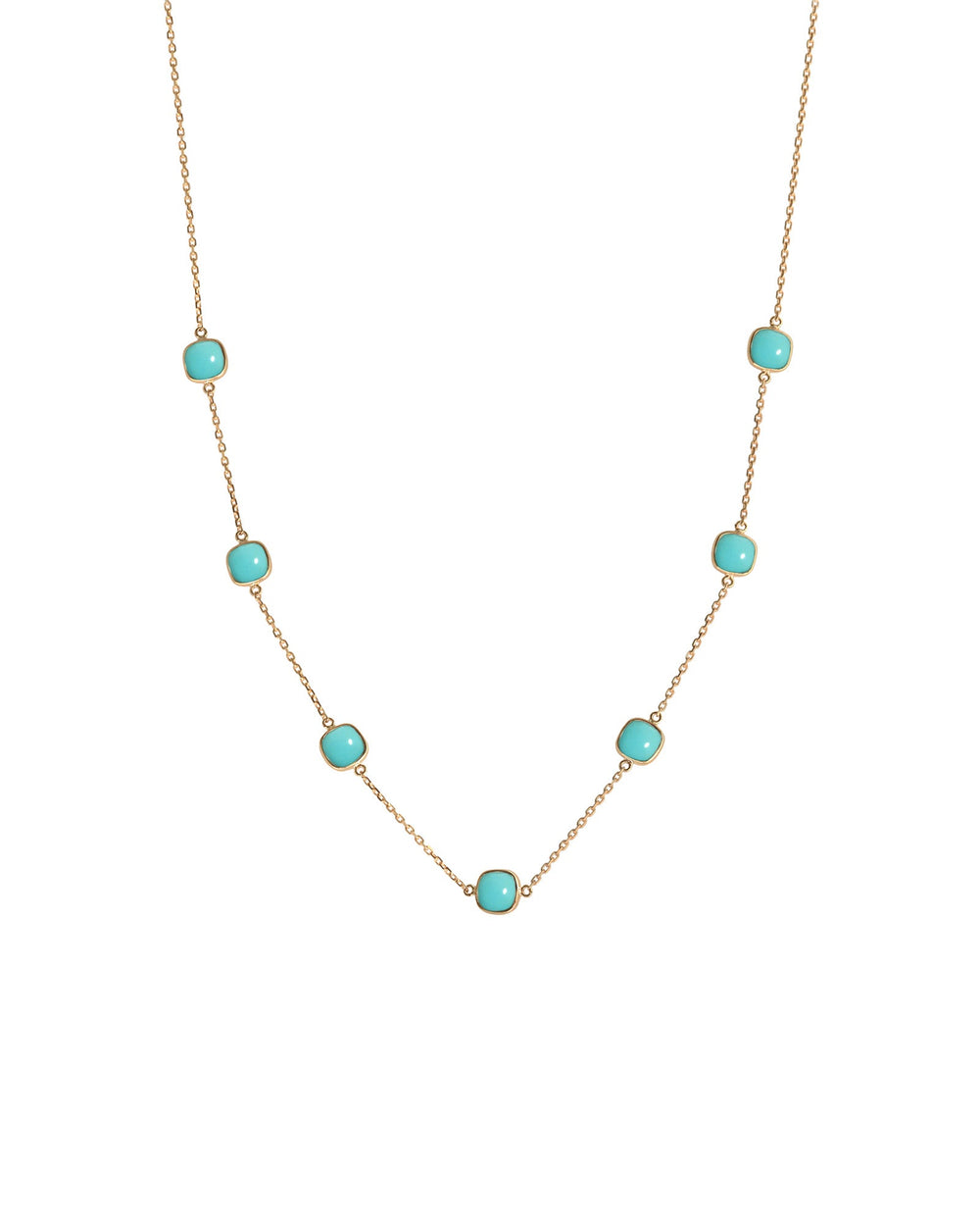 Turquoise Station Necklace