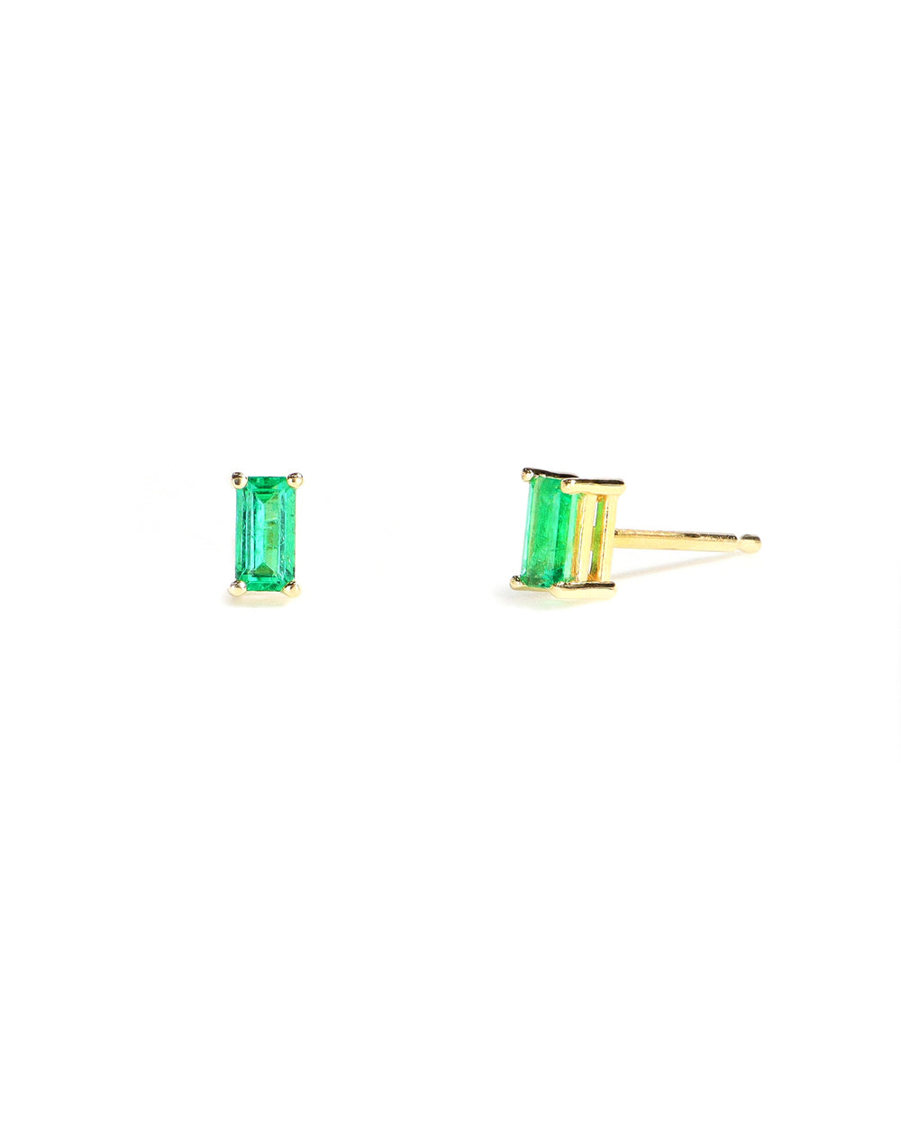 Dainty Emerald Earrings