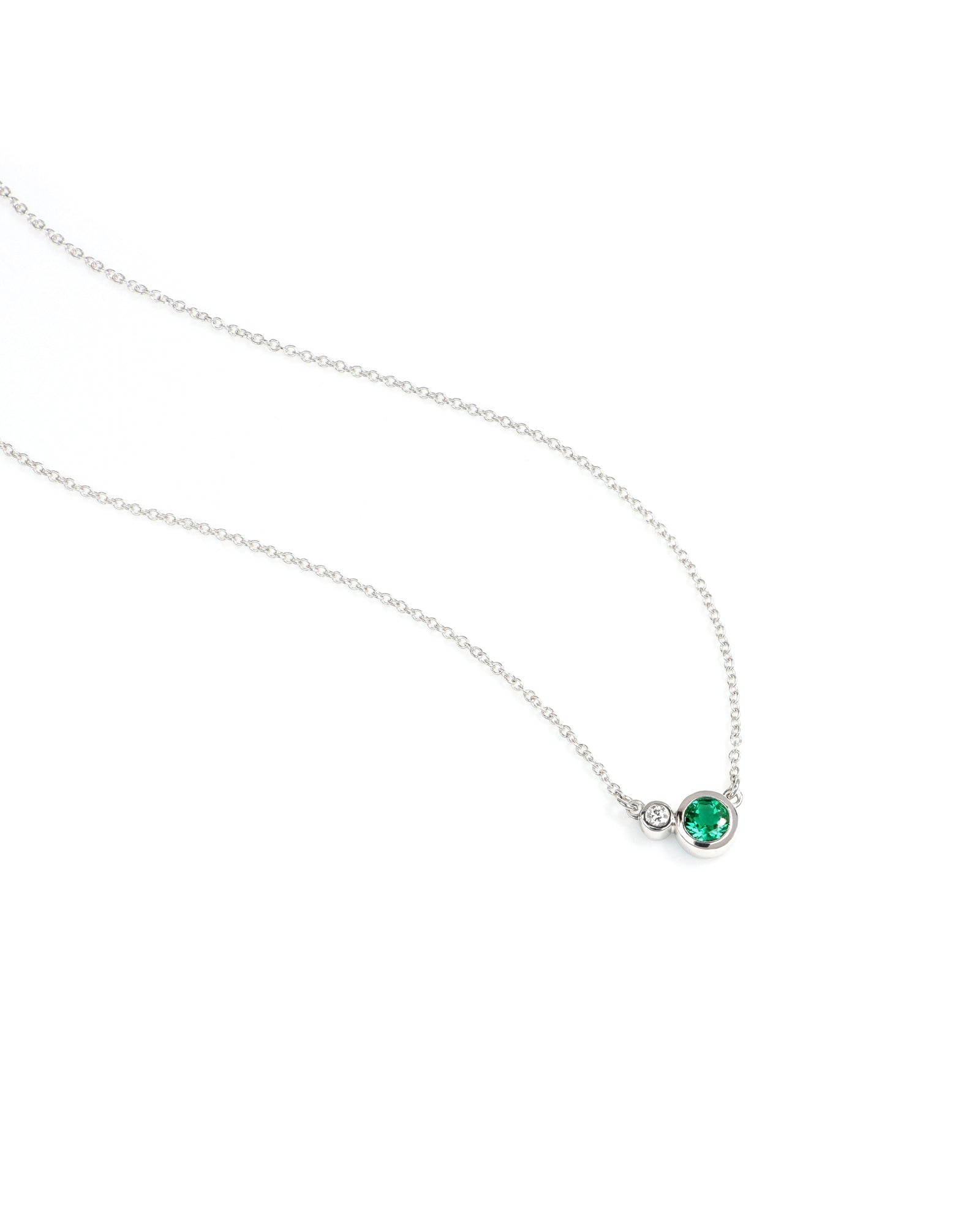 Emerald and Diamond Necklace