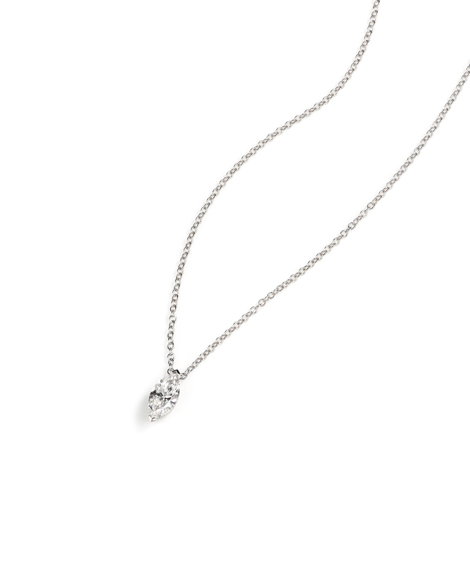 Marquise Lab Diamond Pendant