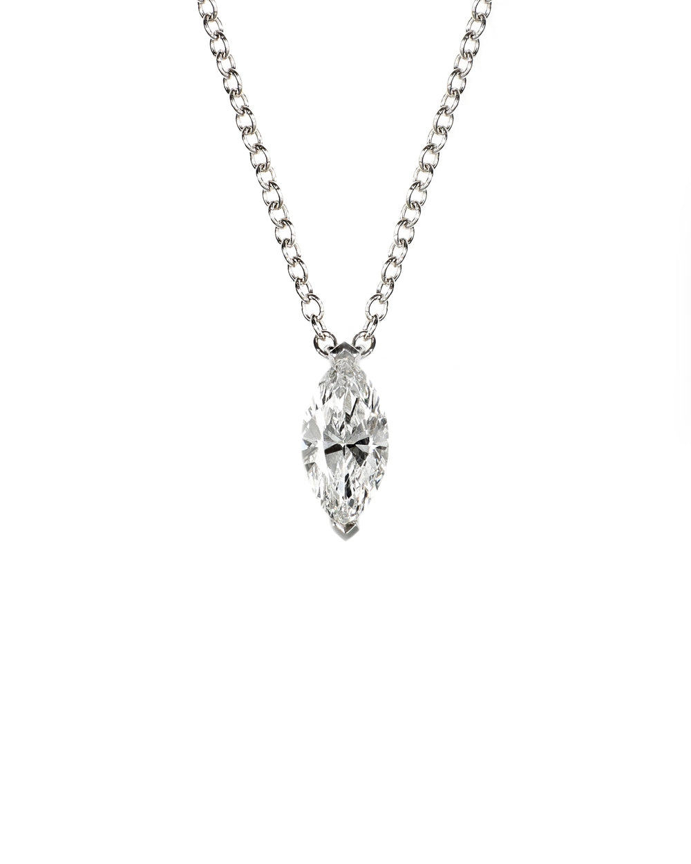 Marquise Lab Diamond Pendant