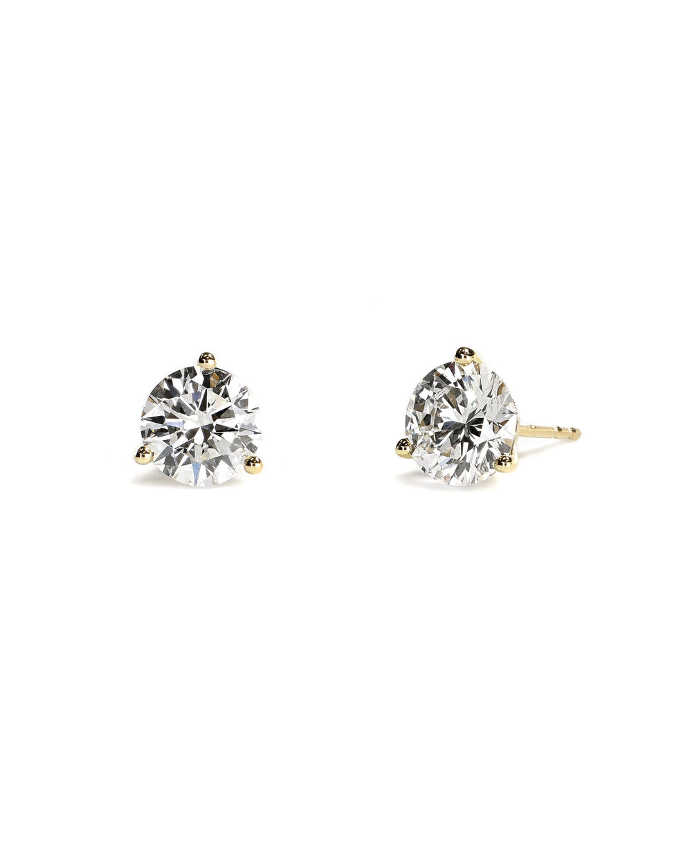 14ky 2.00ctw Lab Diamond Martini Studs