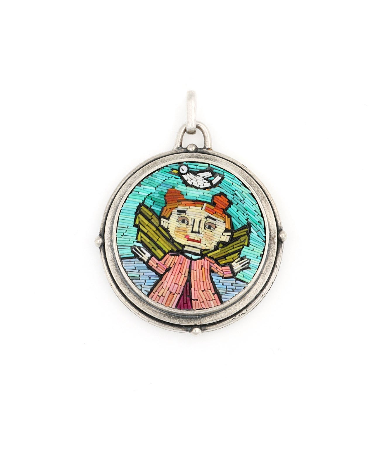 Carrot Top Angel Pendant