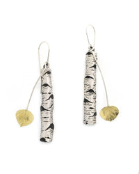 Aspen Allure Short Earrings with Leaves