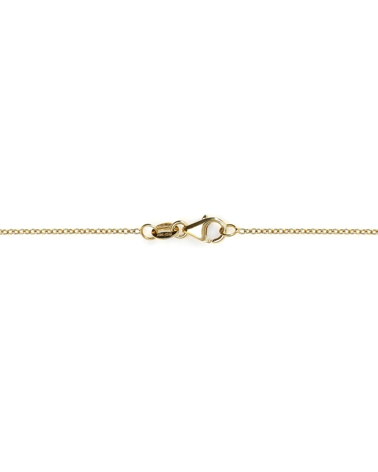 Dainty Round and Baguette Lab Diamond Suspension Station Necklace