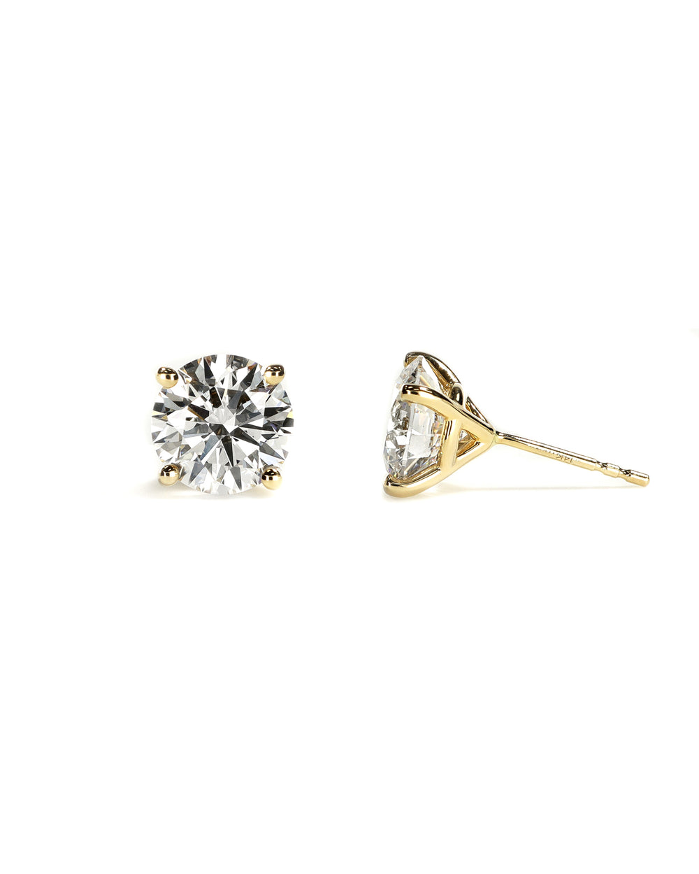 5.25ctw Certified Lab Diamond Studs