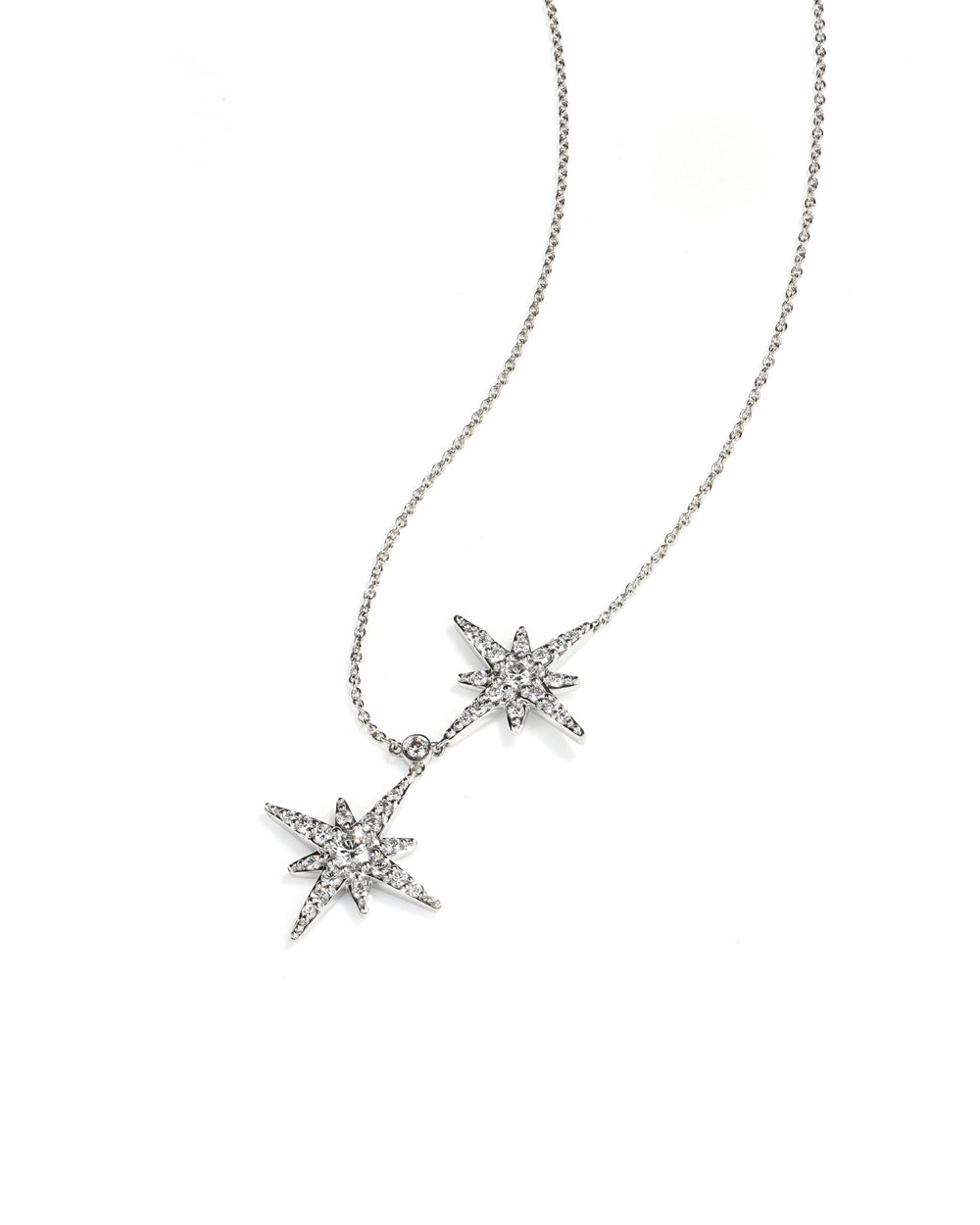 Two Star Lab Diamond Necklace