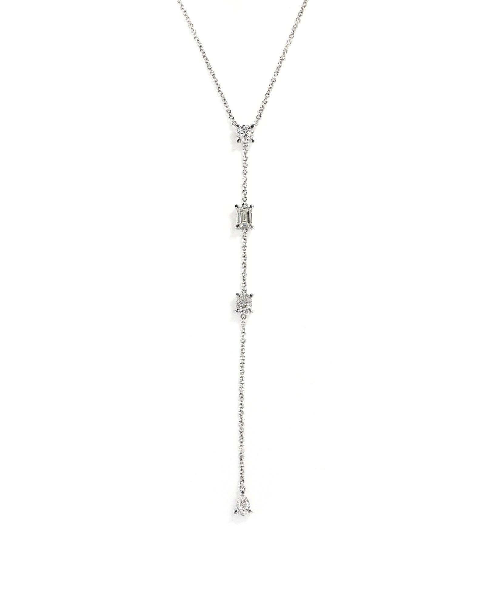 Variety Lab Diamond Drop Necklace