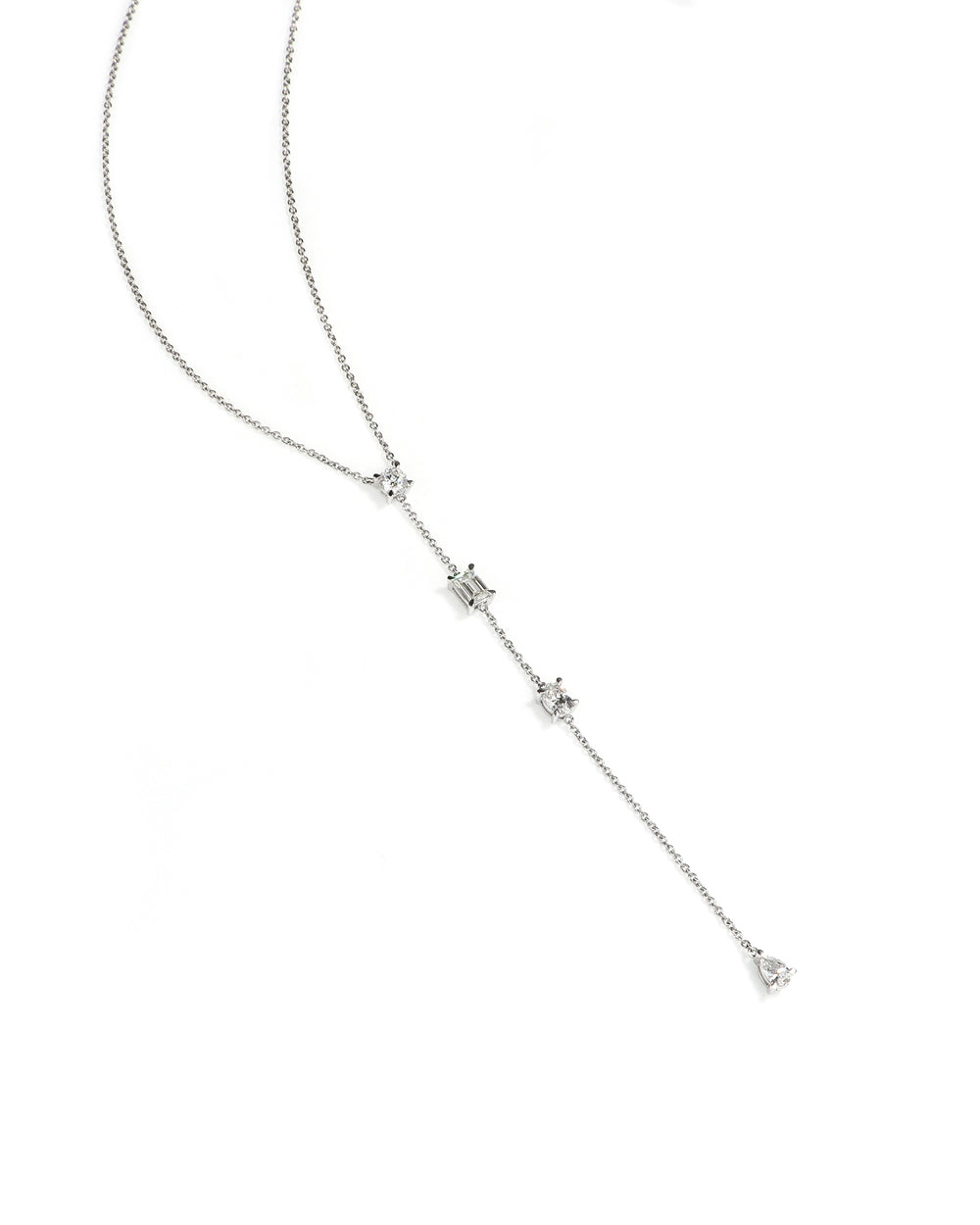 Variety Lab Diamond Drop Necklace