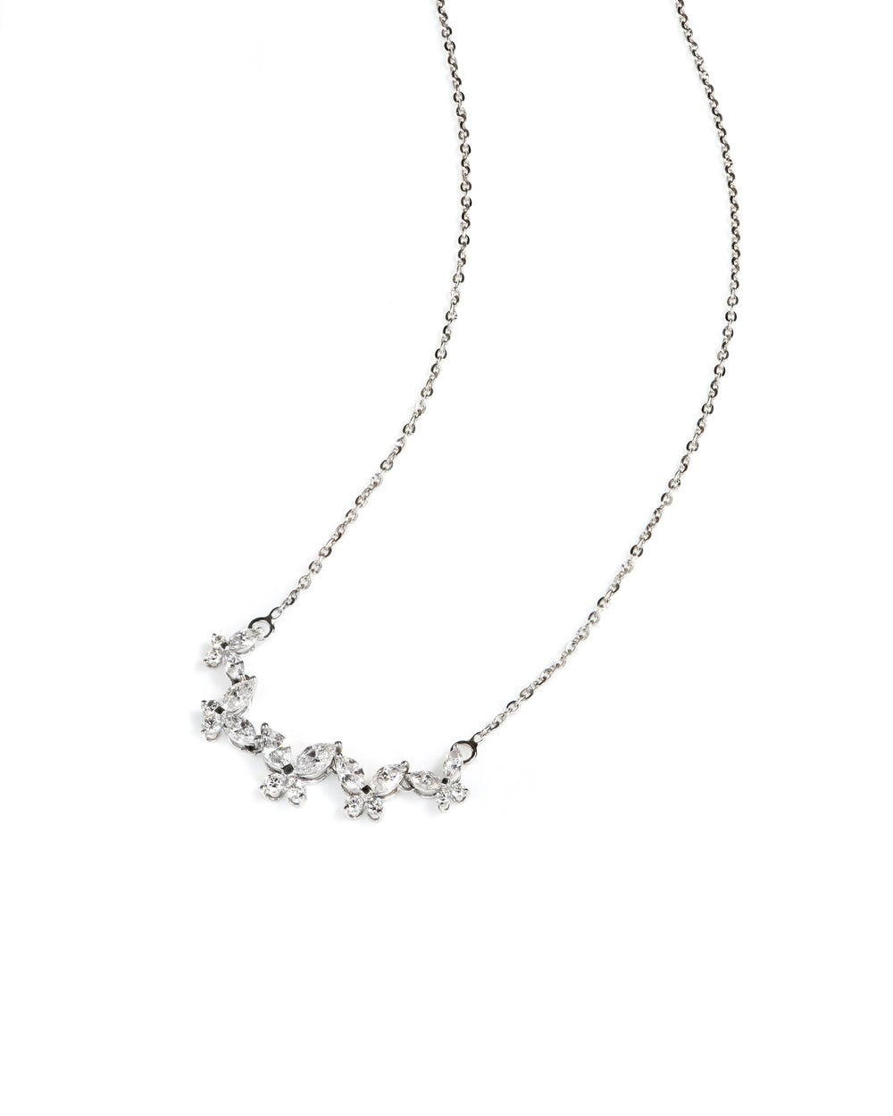 Butterfly Lab Diamond Necklace