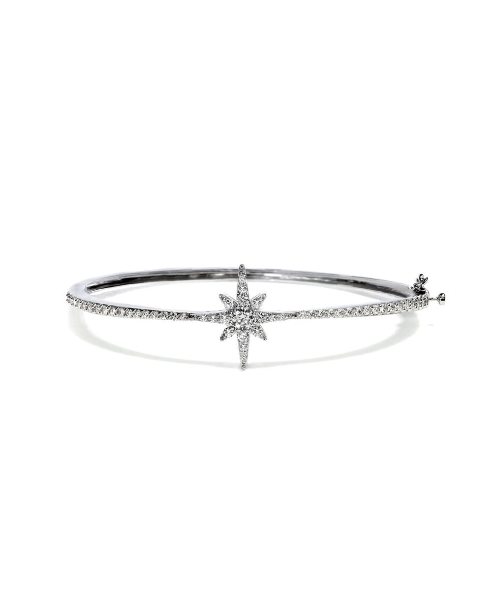 14kw Lab Diamond Star Bangle