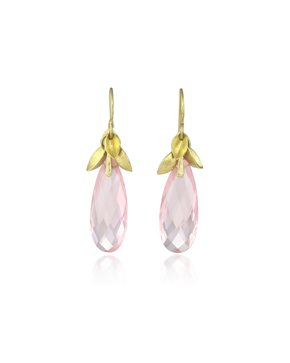 Rose Quartz Drop Earrings