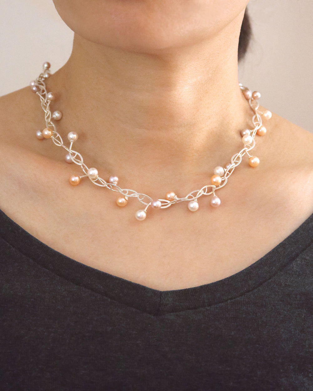 Silver Flourishing Necklace