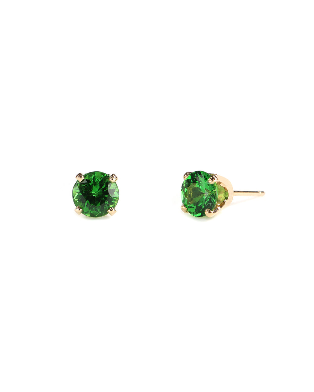 Tsavorite Garnet Studs