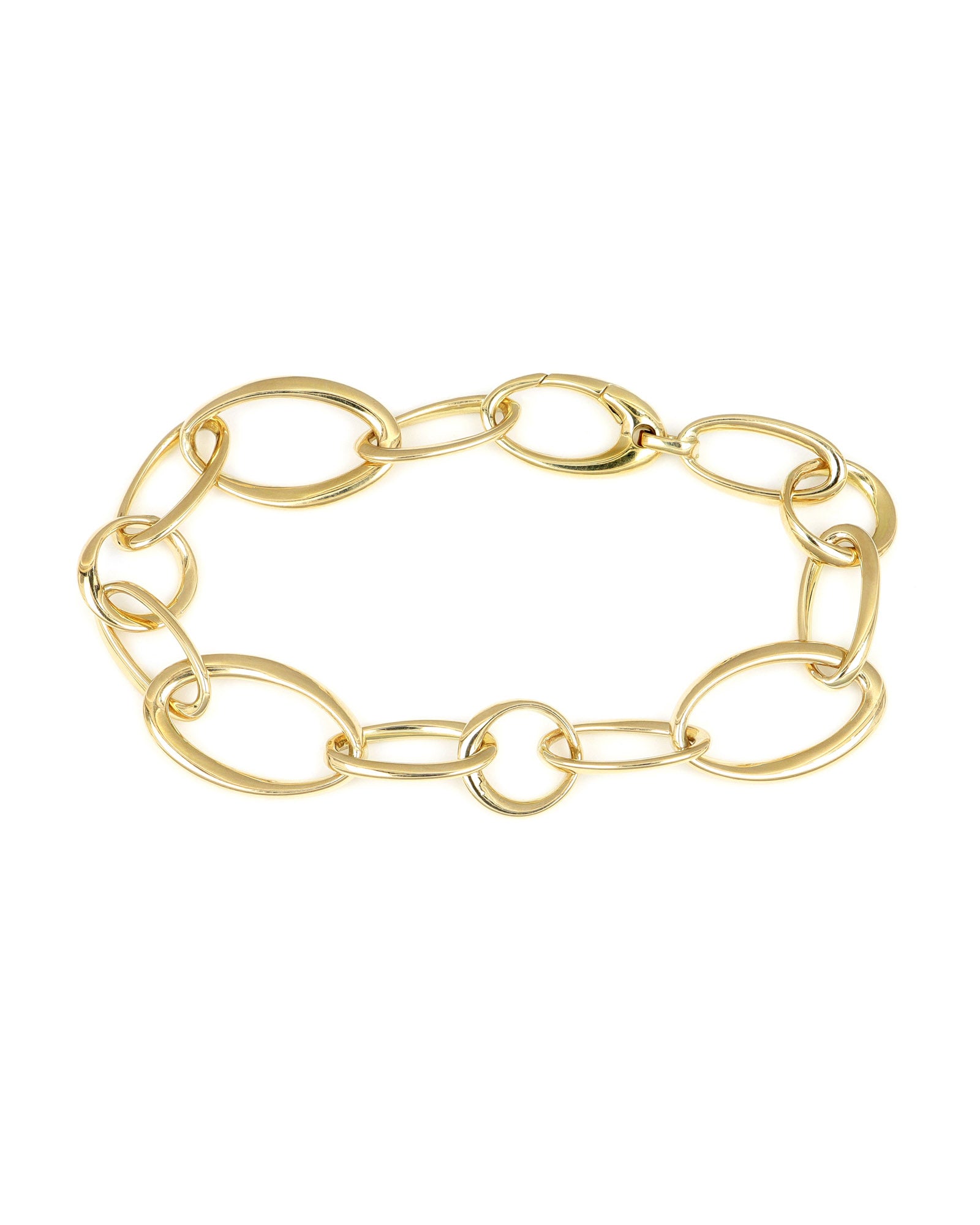 18K Gold Fancy Link Bracelet