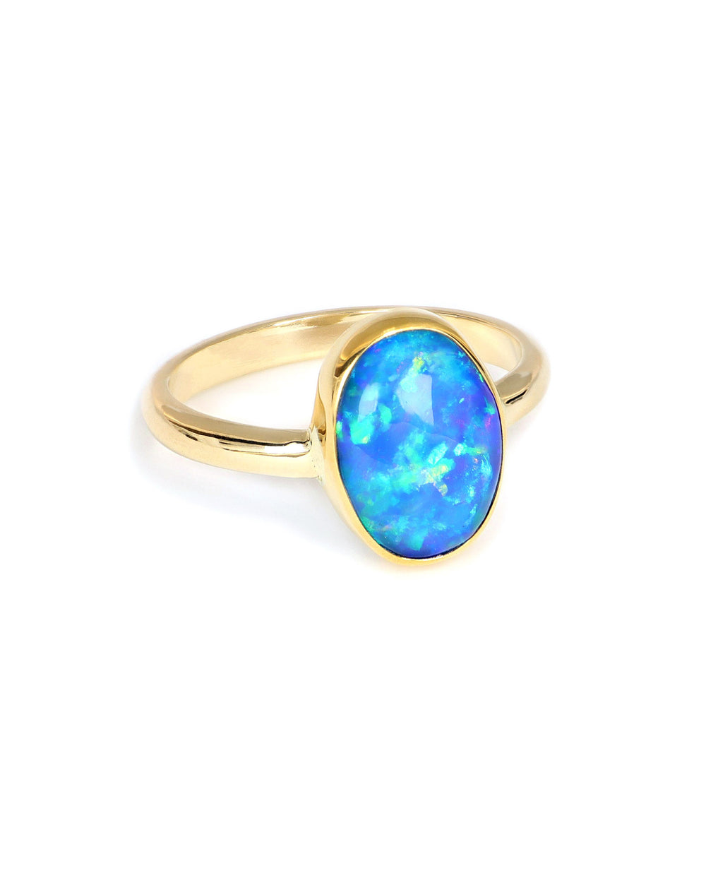 Oval Opal Ring